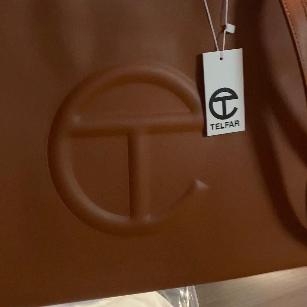 Brown Telfar Large Tote
